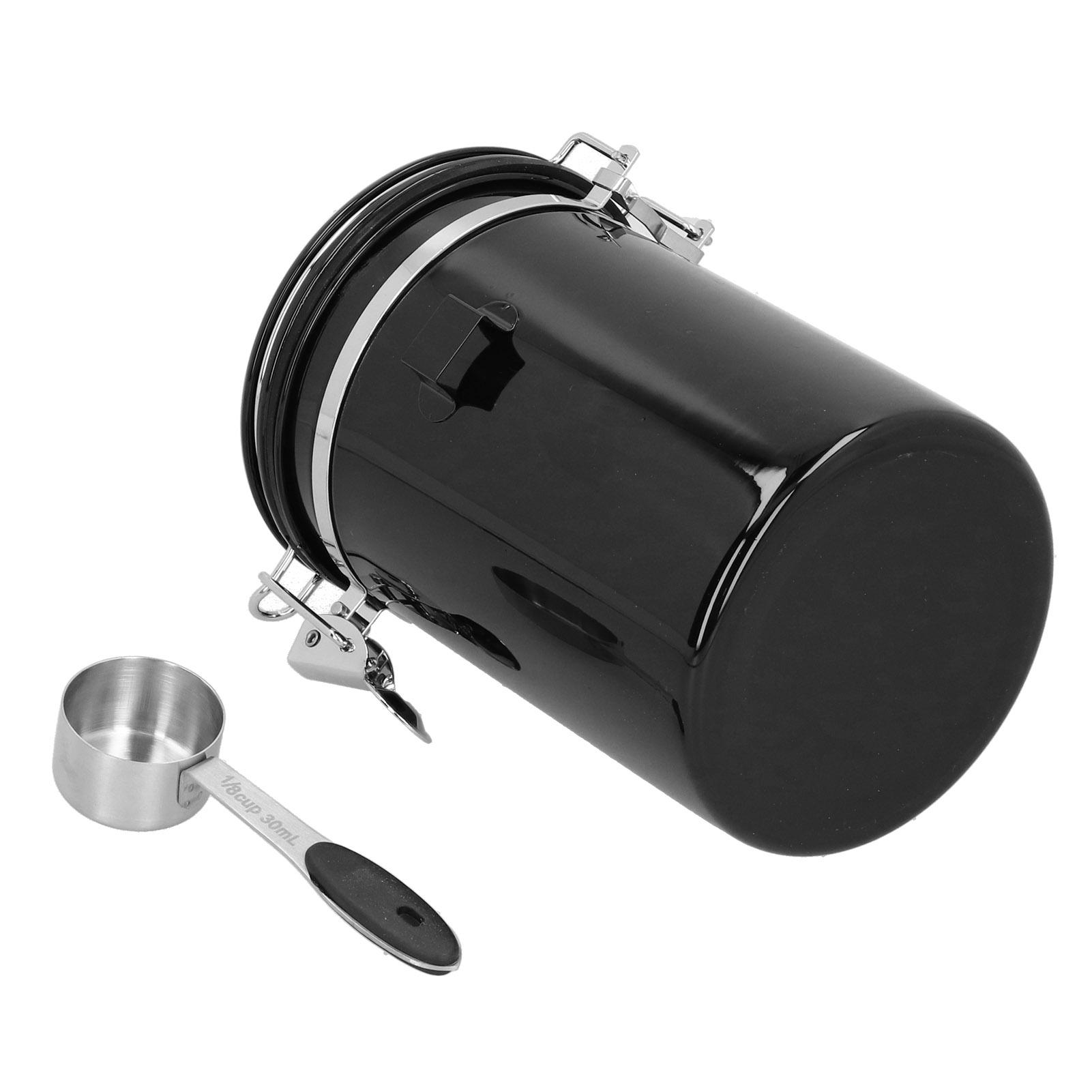 Coffee Beans Canister with Exhaust Valve Stainless Steel Storage Sealing Container with Spoon
Coffee Beans Canister with Exhaust Valve Stainless Steel Storage Sealing Container with Spoon