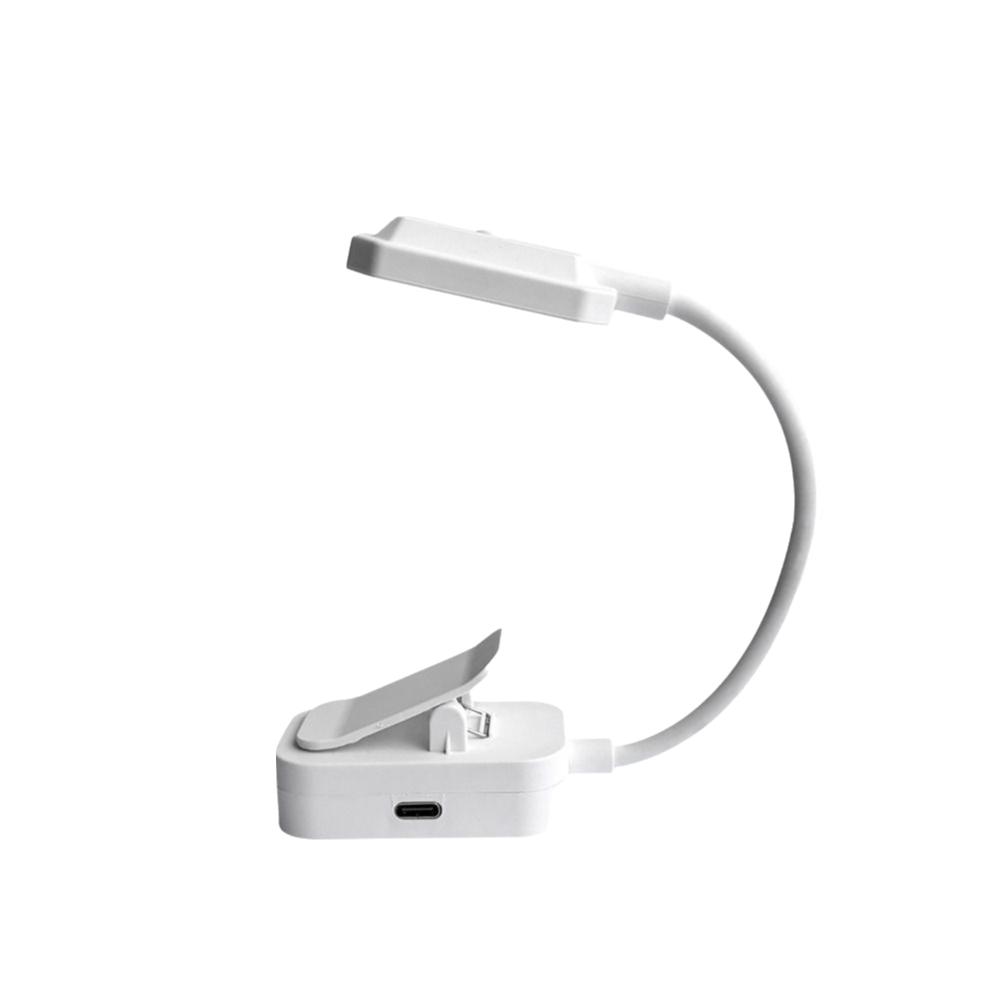 3 Modes LED Clip On Book Light Stepless Dimmable Flexible Neck Portable Reading Light White Shell Long Press Adjust 300MA білий
3 Modes LED Clip On Book Light Stepless Dimmable Flexible Neck Portable Reading Light White Shell Long Press Adjust 300MA білий