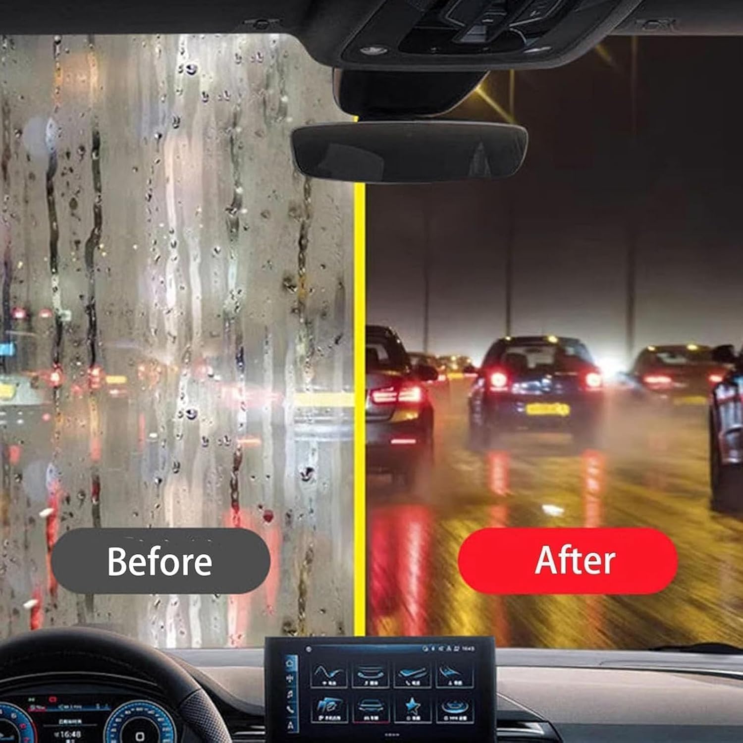 Fullofcarts Windshield Cleaner, Fullofcarts Glass Cleaner, Glass Cleaning Mouse, Glass Cleaning Board for Windshield, Car Windshield Hydrophobic Oil 1
Fullofcarts Windshield Cleaner, Fullofcarts Glass Cleaner, Glass Cleaning Mouse, Glass Cleaning Board for Windshield, Car Windshield Hydrophobic Oil 1