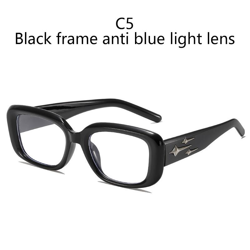 Sunglasses Small Face Square Frame 2024 New Chain Leg Star Sunglasses Thin Black Colorful Trend Fashion Anti Blue Light SHOW AS PICTURE
Sunglasses Small Face Square Frame 2024 New Chain Leg Star Sunglasses Thin Black Colorful Trend Fashion Anti Blue Light SHOW AS PICTURE