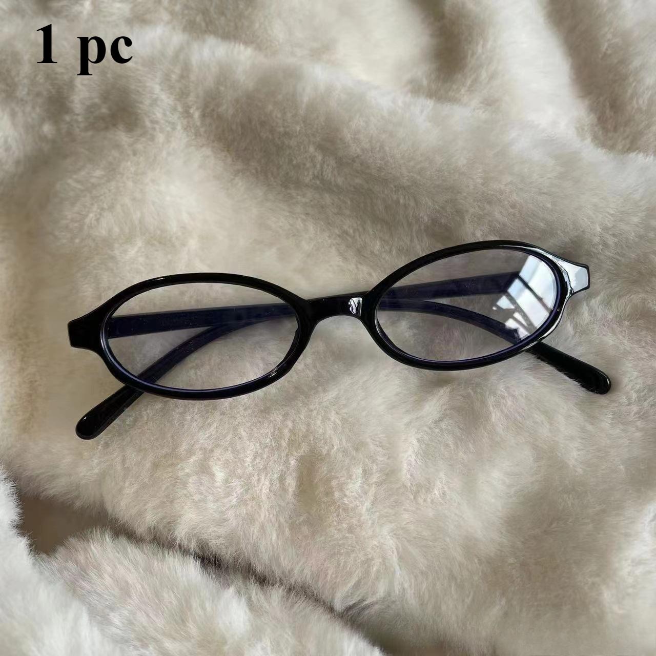 4 шт. Плоские легкие очки в небольшой оправе, простые вогнутые декоративные очки, подходящие к стилям фотографии чёрный
4 шт. Плоские легкие очки в небольшой оправе, простые вогнутые декоративные очки, подходящие к стилям фотографии чёрный