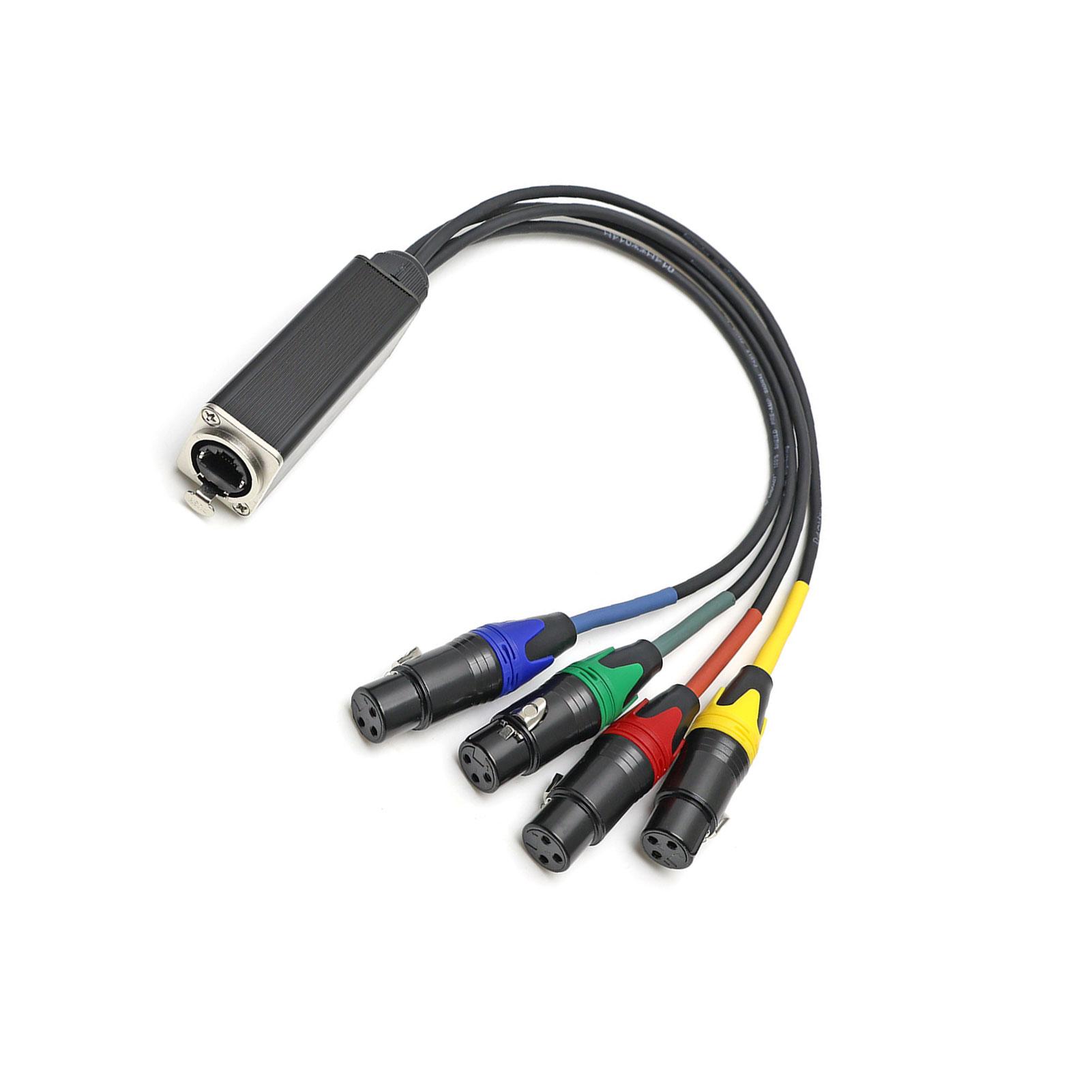 4 Channel XLR to RJ45 Sound Extender Cable Stage Metal Case 100m 328ft Transmission Balanced Signal Professional for Type 2
4 Channel XLR to RJ45 Sound Extender Cable Stage Metal Case 100m 328ft Transmission Balanced Signal Professional for Type 2