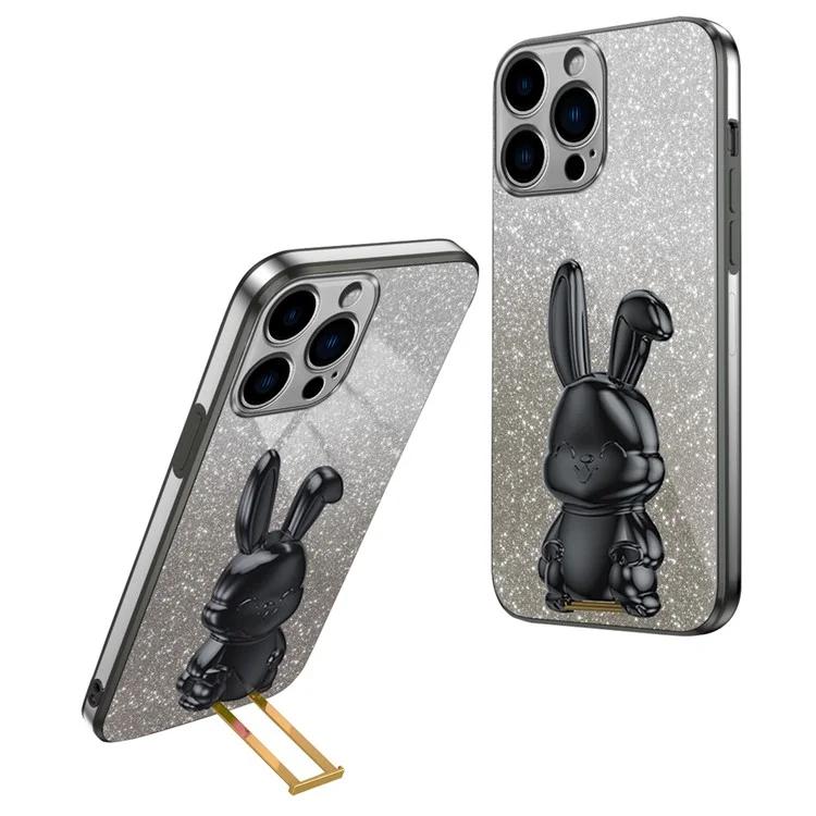 Back Case for iPhone 13 Pro , Cute Rabbit Electroplating Phone Cover with Kickstand
Back Case for iPhone 13 Pro , Cute Rabbit Electroplating Phone Cover with Kickstand