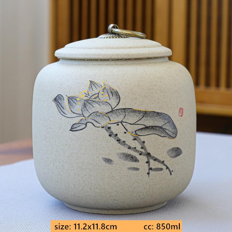 Retro Ceramic Tea Jar Chinese Sealed Tea Storage Box Household Storage Moisture-proof Jar Coffee Container Tea Set Accessories
Retro Ceramic Tea Jar Chinese Sealed Tea Storage Box Household Storage Moisture-proof Jar Coffee Container Tea Set Accessories