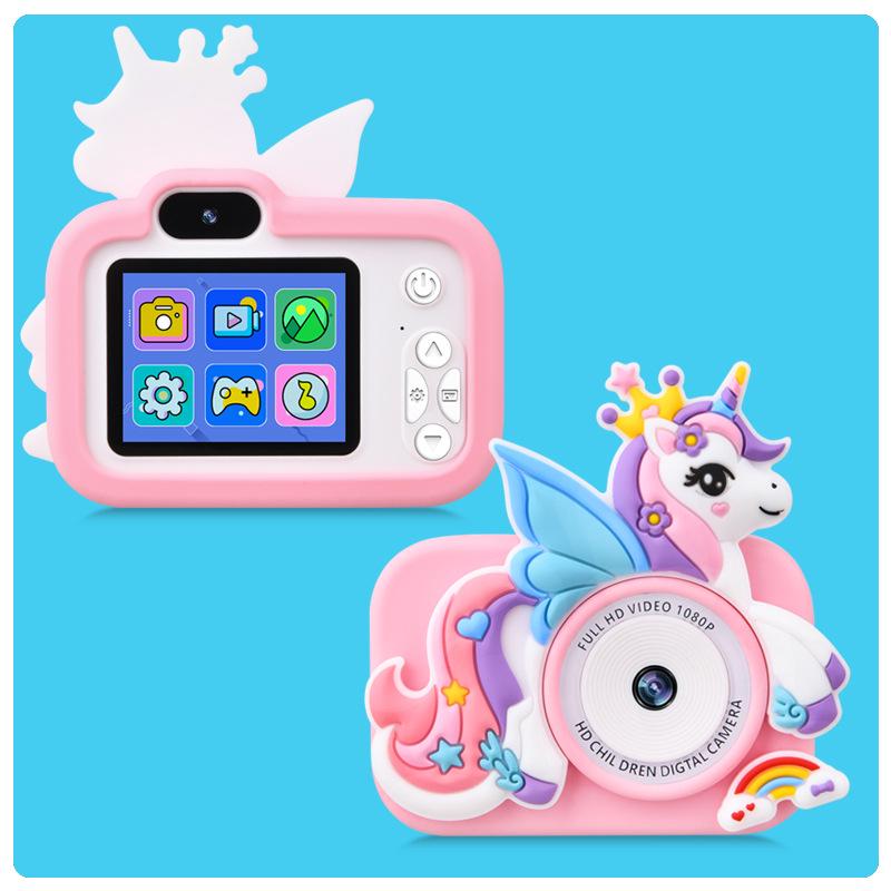 New Style Kids HD Unicorn Digital Camera with Front & Rear Dual Lenses - Mini Cartoon Video Recorder, Ideal Baby Gift
New Style Kids HD Unicorn Digital Camera with Front & Rear Dual Lenses - Mini Cartoon Video Recorder, Ideal Baby Gift