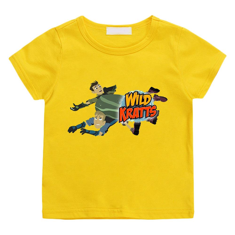 Wild Kratts Creature Cartoon T-shirt High Quality Anime Print 100%Cotton Casual Tees Boys Girls Round Neck Children Clothing 160 жовтий
Wild Kratts Creature Cartoon T-shirt High Quality Anime Print 100%Cotton Casual Tees Boys Girls Round Neck Children Clothing 160 жовтий