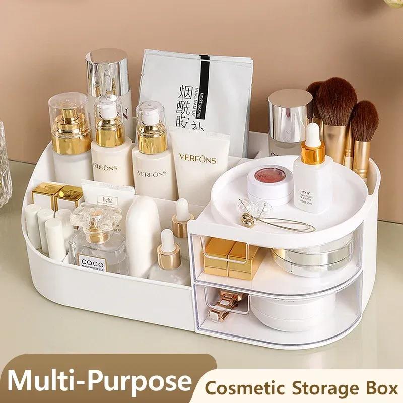 Large Capacity Cosmetic Storage Box with Clear Drawer - Multi-functional Makeup Organizer for Dressing Table Skincare Products a B
Large Capacity Cosmetic Storage Box with Clear Drawer - Multi-functional Makeup Organizer for Dressing Table Skincare Products a B