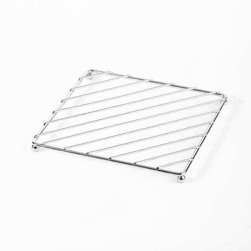 1Pc Multipurpose Metal Pot Mats Heat Insulated Anti Scald Square Coasters with Bracket Shelf (as the picture,1pc)
1Pc Multipurpose Metal Pot Mats Heat Insulated Anti Scald Square Coasters with Bracket Shelf (as the picture,1pc)