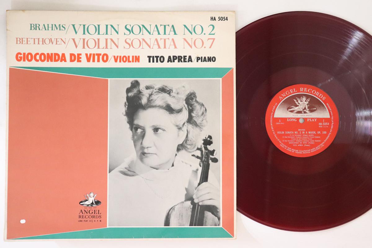 LP Record GIOCONDA DE VITOVIOLINTITO APREA BrahmsViolin Sonata No.2 Beethoven HA5054 ANGEL Japan Classical Used
LP Record GIOCONDA DE VITOVIOLINTITO APREA BrahmsViolin Sonata No.2 Beethoven HA5054 ANGEL Japan Classical Used