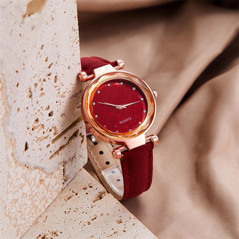 Watch Women Sophisticated Quartz Jewelry Christmas Gifts Wristwatch Students Red
Watch Women Sophisticated Quartz Jewelry Christmas Gifts Wristwatch Students Red