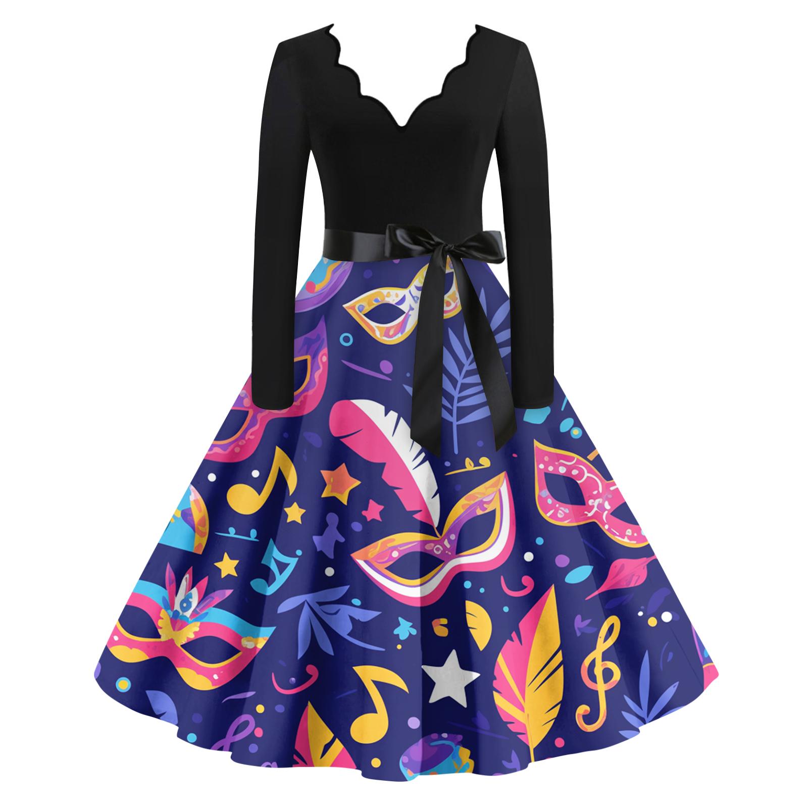 Women s Casual Fashion V Neck Long Sleeve Printed Vintage Long Dress XL
Women s Casual Fashion V Neck Long Sleeve Printed Vintage Long Dress XL