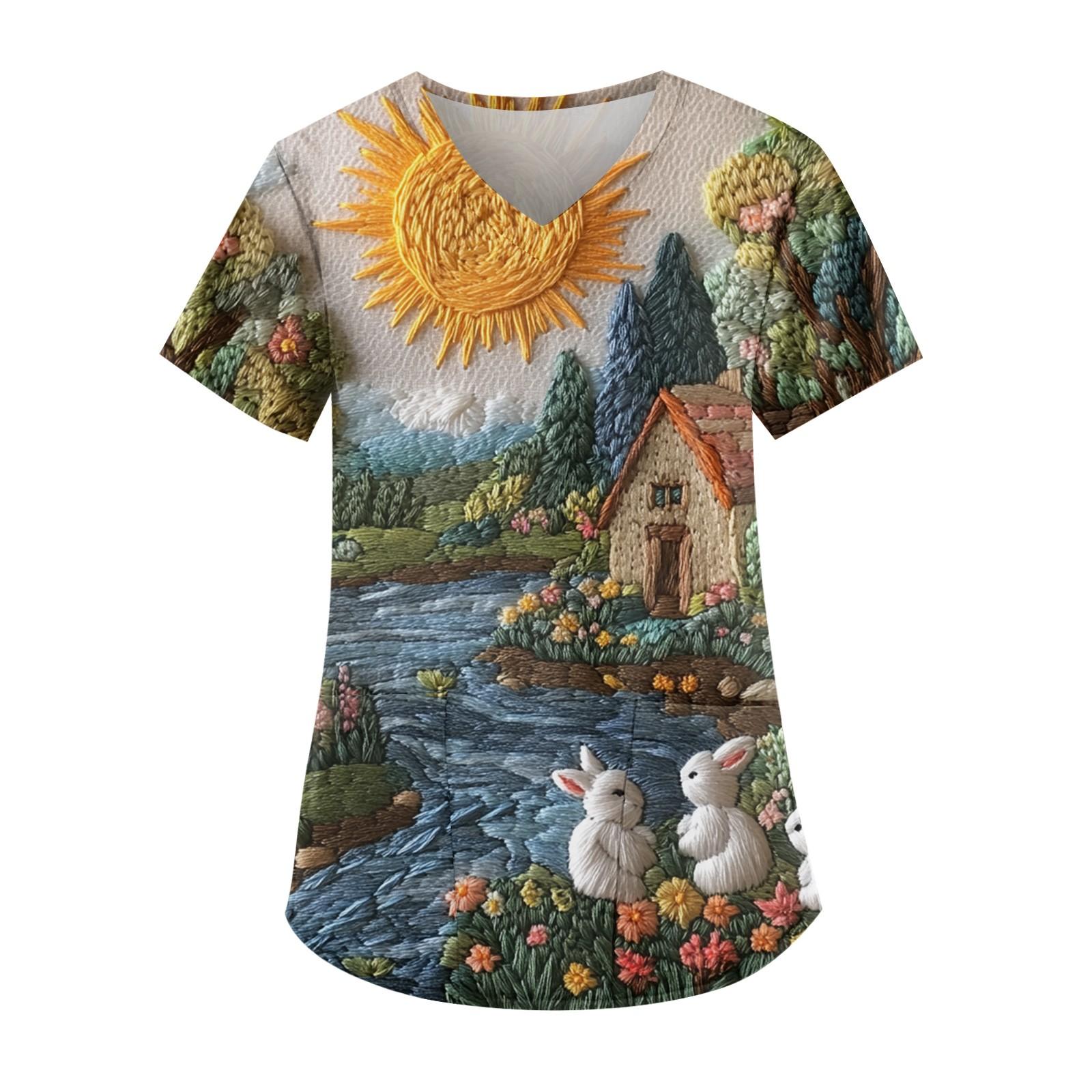 Женские модные повседневные топы с v-образным вырезом и защитная спецодежда с принтом XXXXXL
Женские модные повседневные топы с v-образным вырезом и защитная спецодежда с принтом XXXXXL