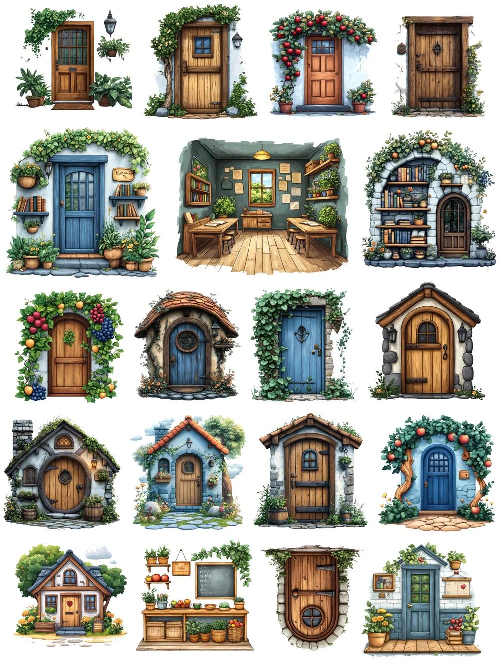 19pcs Watercolor Cute wooden house Stickers DIY Scrapbook Diary Decoration Album Style Stationery journaling planner stickers білий
19pcs Watercolor Cute wooden house Stickers DIY Scrapbook Diary Decoration Album Style Stationery journaling planner stickers білий