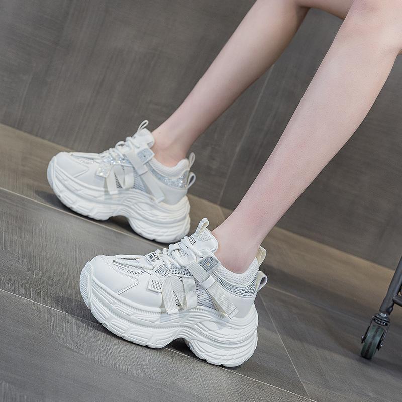 Dad shoes women s thick-soled inner height increase casual versatile color matching rhinestone mesh sports women s shoes 40
Dad shoes women s thick-soled inner height increase casual versatile color matching rhinestone mesh sports women s shoes 40