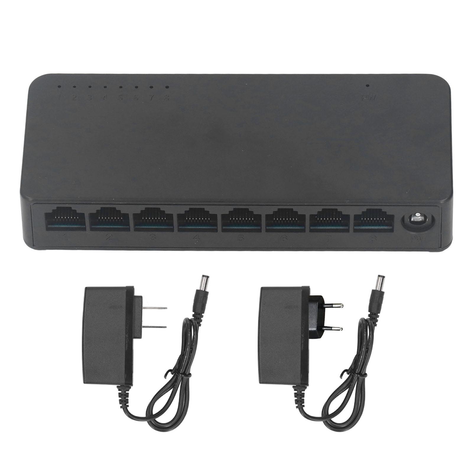 8-портовый сетевой неуправляемый коммутатор, компактный офисный разветвитель Ethernet 100 Мбит/с, сетевой концентратор для дома от 110 до US Plug
8-портовый сетевой неуправляемый коммутатор, компактный офисный разветвитель Ethernet 100 Мбит/с, сетевой концентратор для дома от 110 до US Plug