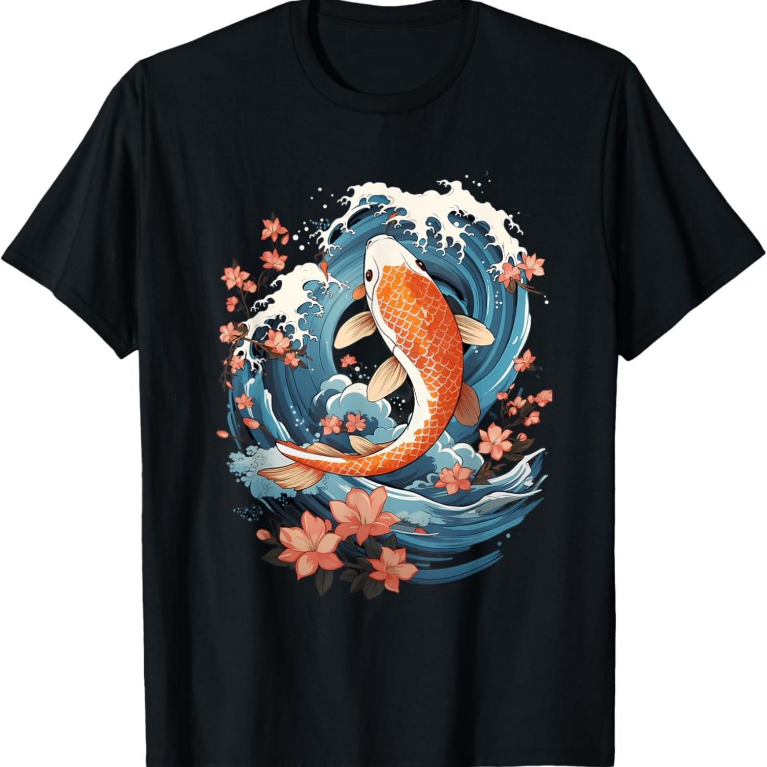 Koi Carp Ying Yang Nishikigoi Fish Cherry Blossom T-Shirt(91) S чёрный
Koi Carp Ying Yang Nishikigoi Fish Cherry Blossom T-Shirt(91) S чёрный