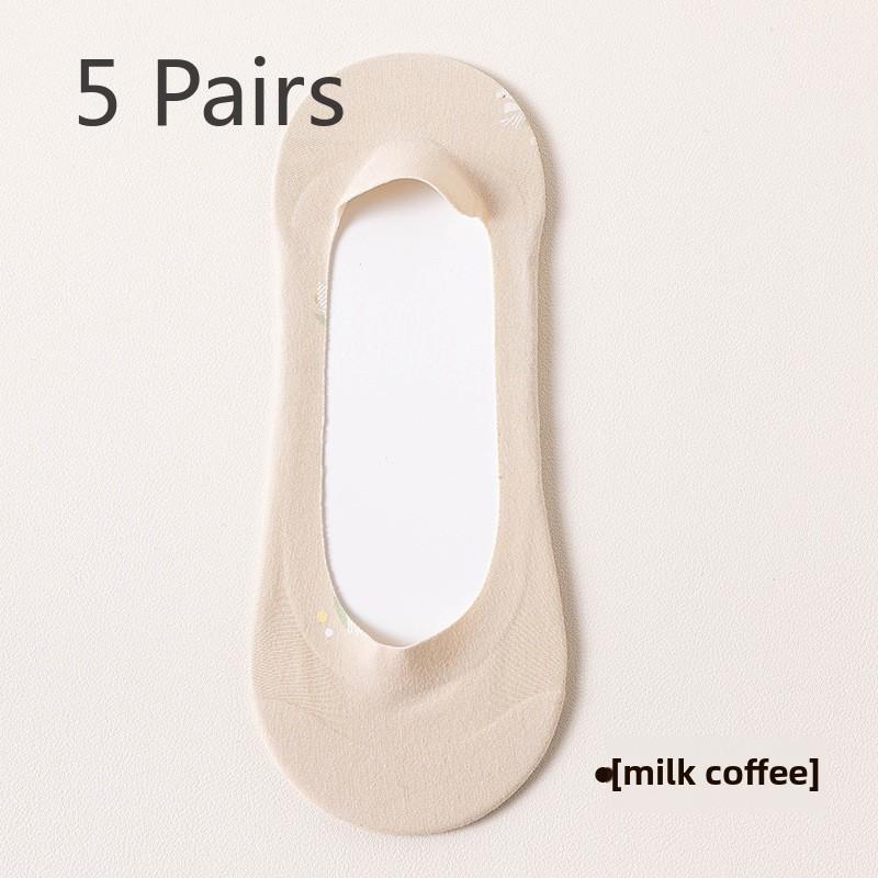 5 пар летних женских носков, впитывающих пот, дышащих, невидимых, не оставляющих следов, носков-лодочек с неглубоким горлом 5 Pairs
5 пар летних женских носков, впитывающих пот, дышащих, невидимых, не оставляющих следов, носков-лодочек с неглубоким горлом 5 Pairs