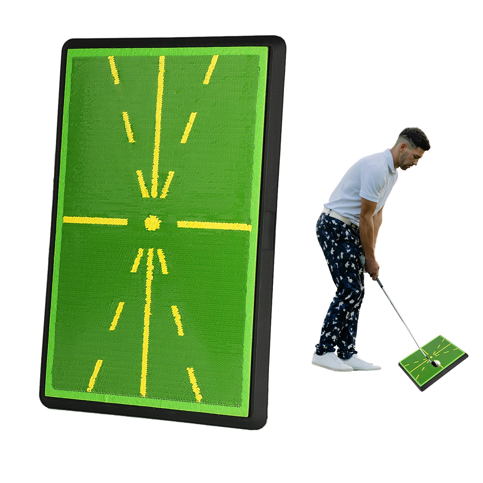 Rilime Golf Practice Leaves Repeated Rubber Golf Practice Can Check Turf Shot Checks Ball For Practice 28 x 43 см Коврик, Следы, Практика, Основание, Коврик,
Rilime Golf Practice Leaves Repeated Rubber Golf Practice Can Check Turf Shot Checks Ball For Practice 28 x 43 см Коврик, Следы, Практика, Основание, Коврик,