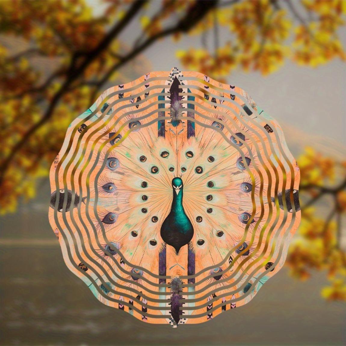 10 Inch Peacock Wind Spinner Metal Garden Decor with 360 Degree Rotating Hook Battery Free Outdoor Yard Art Gift for Friends Family 01A
10 Inch Peacock Wind Spinner Metal Garden Decor with 360 Degree Rotating Hook Battery Free Outdoor Yard Art Gift for Friends Family 01A
