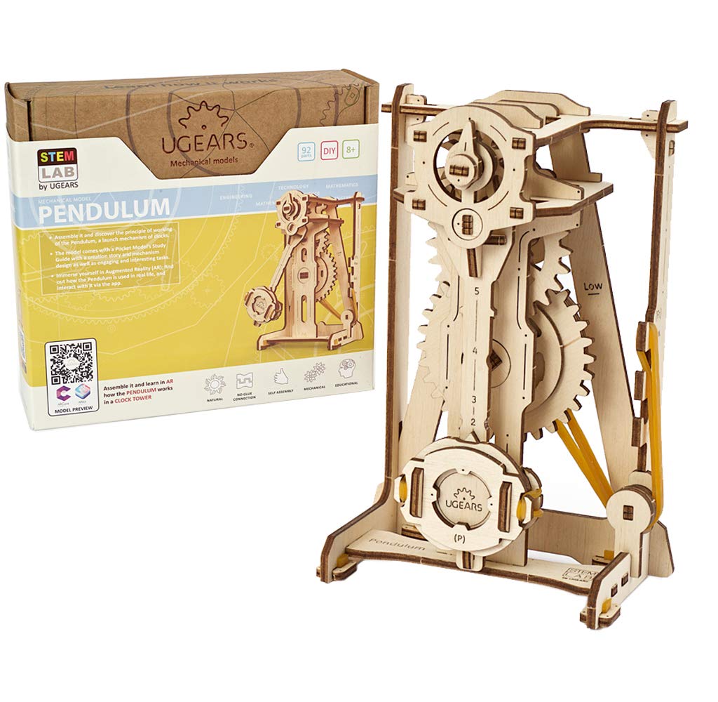 Ugears STEMLAB Pendulum Wooden Puzzle Educational Learning Craft Kit AR Не требуются инструменты для клея 
Ugears STEMLAB Pendulum Wooden Puzzle Educational Learning Craft Kit AR Не требуются инструменты для клея