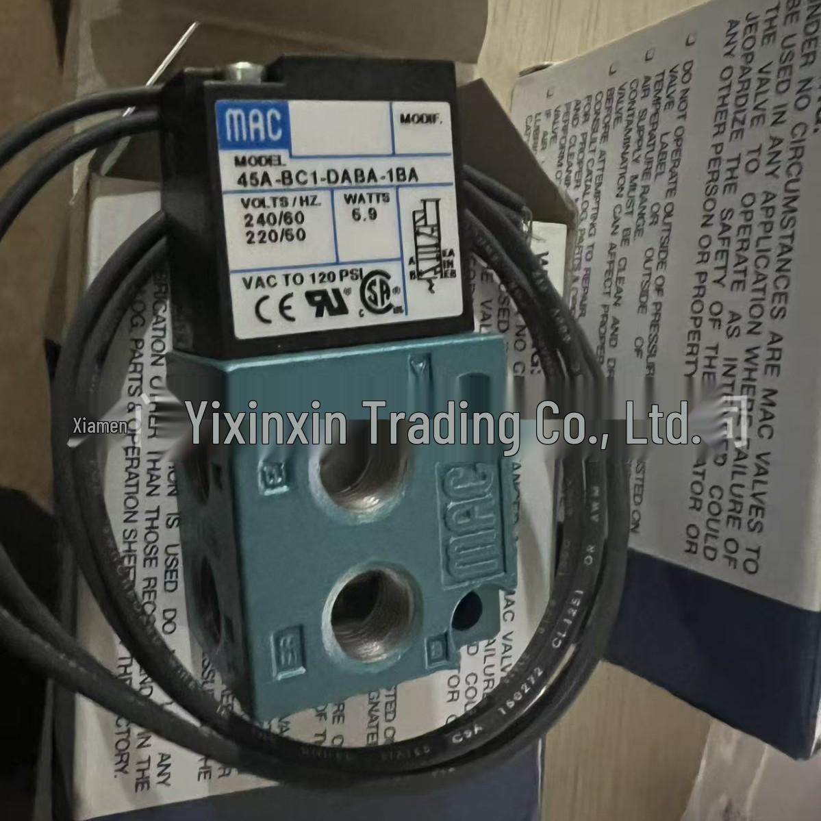 MAC 35A-ACA-DDFA-1BA Solenoid Valve, Brand New & Authentic, Free Shipping Available
MAC 35A-ACA-DDFA-1BA Solenoid Valve, Brand New & Authentic, Free Shipping Available