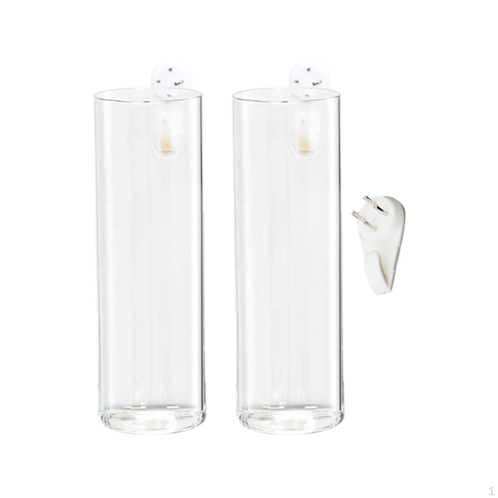 2Pcs Glass Plant Propagation Stations Wall Hanging Planter Terrarium Cylinder Shape Test Tube
2Pcs Glass Plant Propagation Stations Wall Hanging Planter Terrarium Cylinder Shape Test Tube