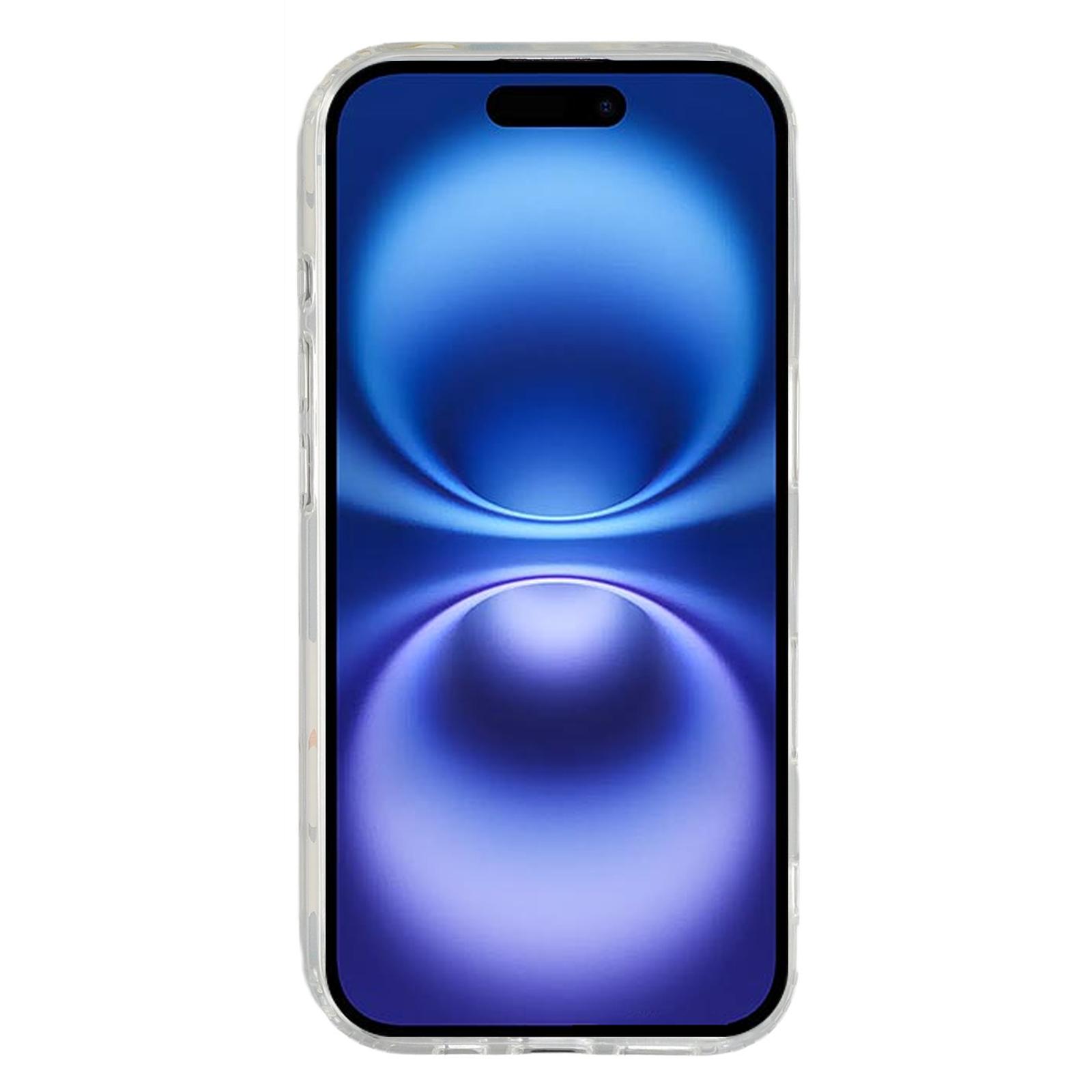 For iPhone 16 Plus Magnetic Case IMD Flower Pattern TPU+PC Clear Back Phone Cover Style A
For iPhone 16 Plus Magnetic Case IMD Flower Pattern TPU+PC Clear Back Phone Cover Style A