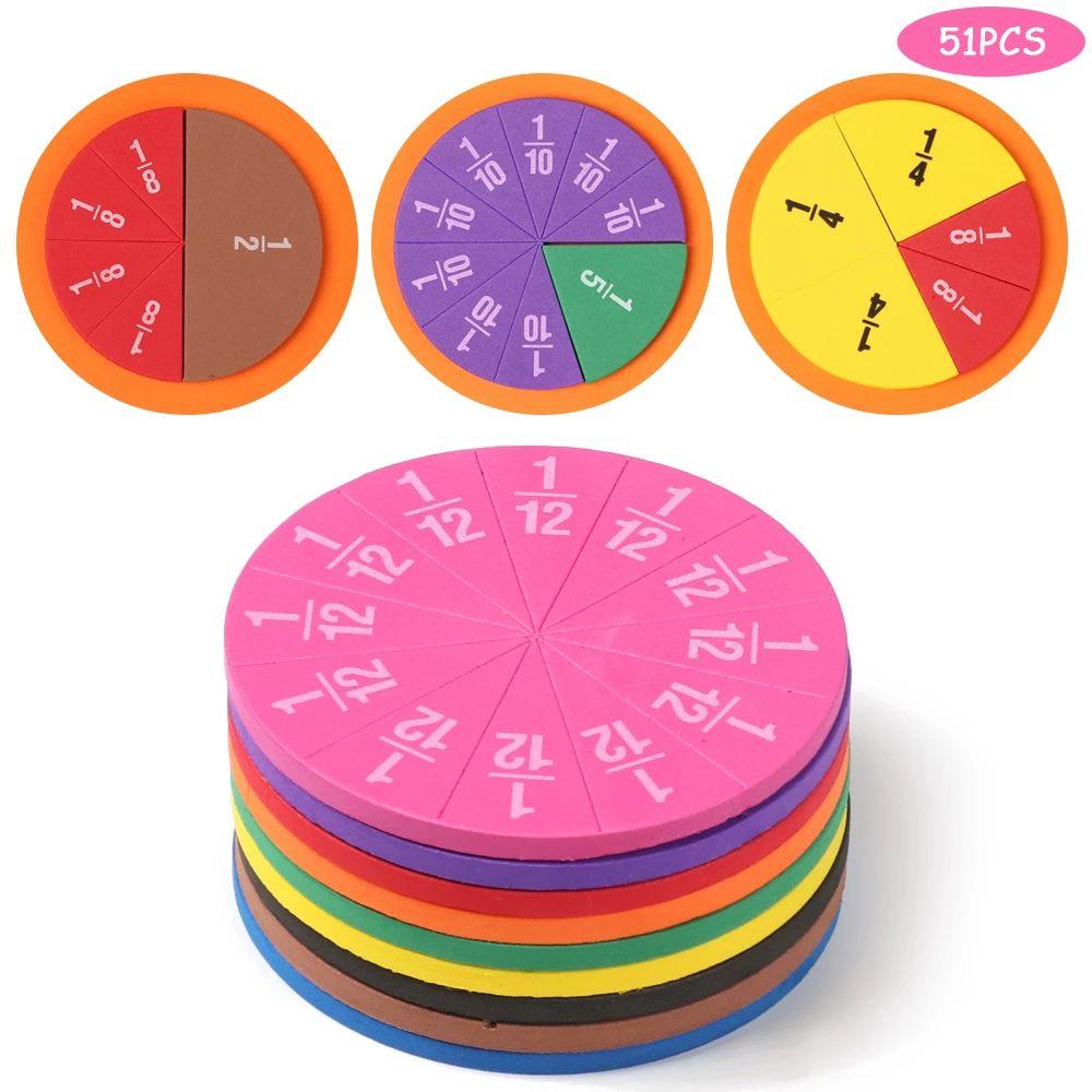 Toy Montessori Educational Fraction Instrument Demonstrator Fraction Educational Math Teaching Toy різнокольоровий
Toy Montessori Educational Fraction Instrument Demonstrator Fraction Educational Math Teaching Toy різнокольоровий
