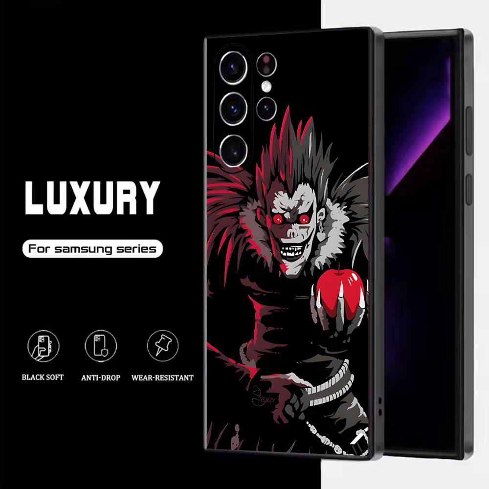 R-Ryuk D-Death Note Phone Case For Samsung S25,S24,S23,S22,S21,S20,S10,Ultra,Plus,Lite,FE,Soft Silicone Black Cover Samsung S24
R-Ryuk D-Death Note Phone Case For Samsung S25,S24,S23,S22,S21,S20,S10,Ultra,Plus,Lite,FE,Soft Silicone Black Cover Samsung S24