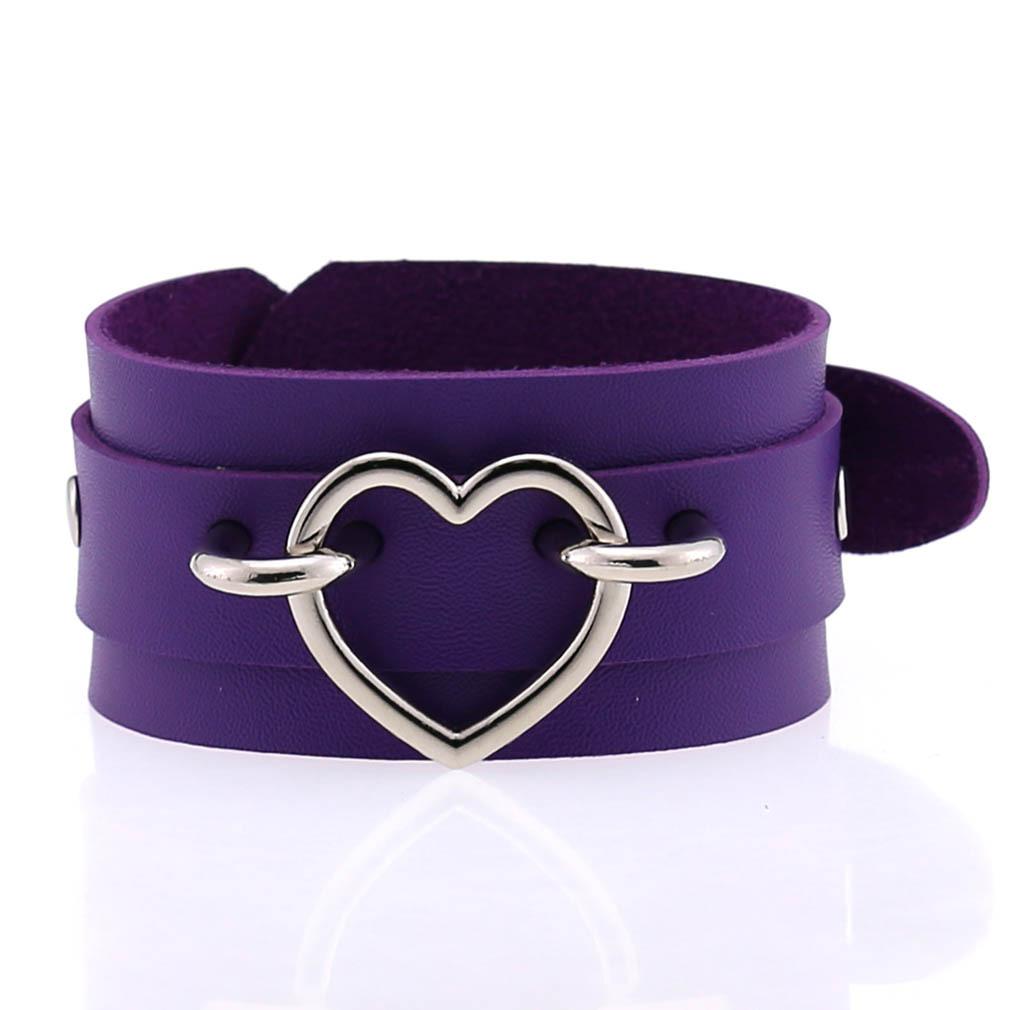 Purple Goth Bracelets For Women Punk Boho Emo Spike Rivets Pu Leather Charm Bracelet Cuff Bangles Festival Jewelry Party Gifts
Purple Goth Bracelets For Women Punk Boho Emo Spike Rivets Pu Leather Charm Bracelet Cuff Bangles Festival Jewelry Party Gifts