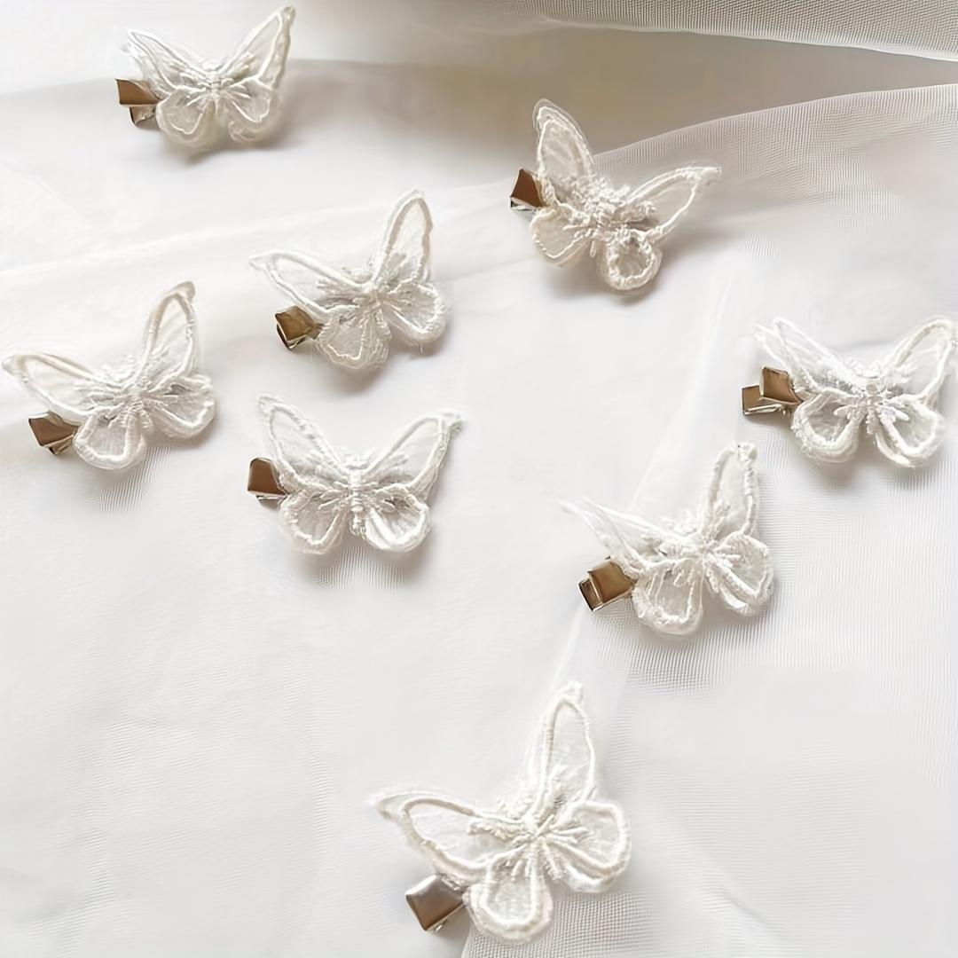 1Set/8Pcs Monochrome Butterfly-Shaped Mesh Braid Hairpin/Hair Accessory, Vintage Romantic Girls Style for Wedding Boho 8Pcs белый
1Set/8Pcs Monochrome Butterfly-Shaped Mesh Braid Hairpin/Hair Accessory, Vintage Romantic Girls Style for Wedding Boho 8Pcs белый