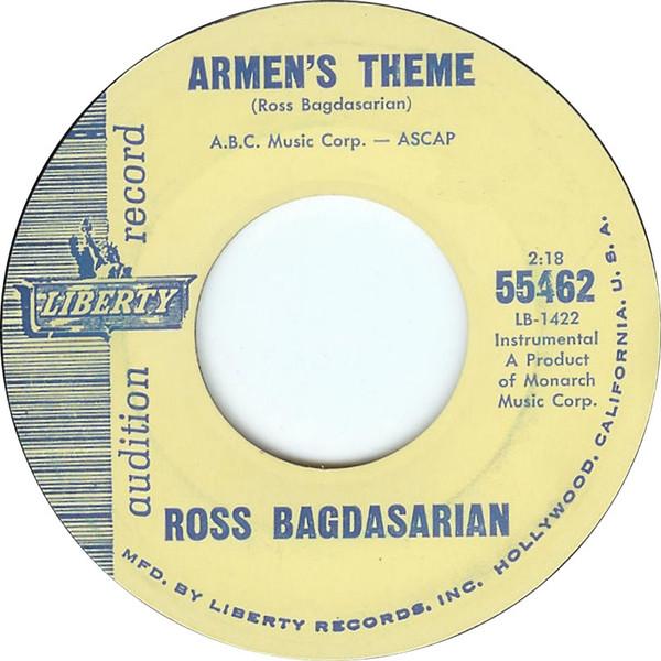 7-дюймовая пластинка ROSS BAGDASARIAN Армянская тема 55462PROMO Liberty 1962 США Джаз Б/у
7-дюймовая пластинка ROSS BAGDASARIAN Армянская тема 55462PROMO Liberty 1962 США Джаз Б/у