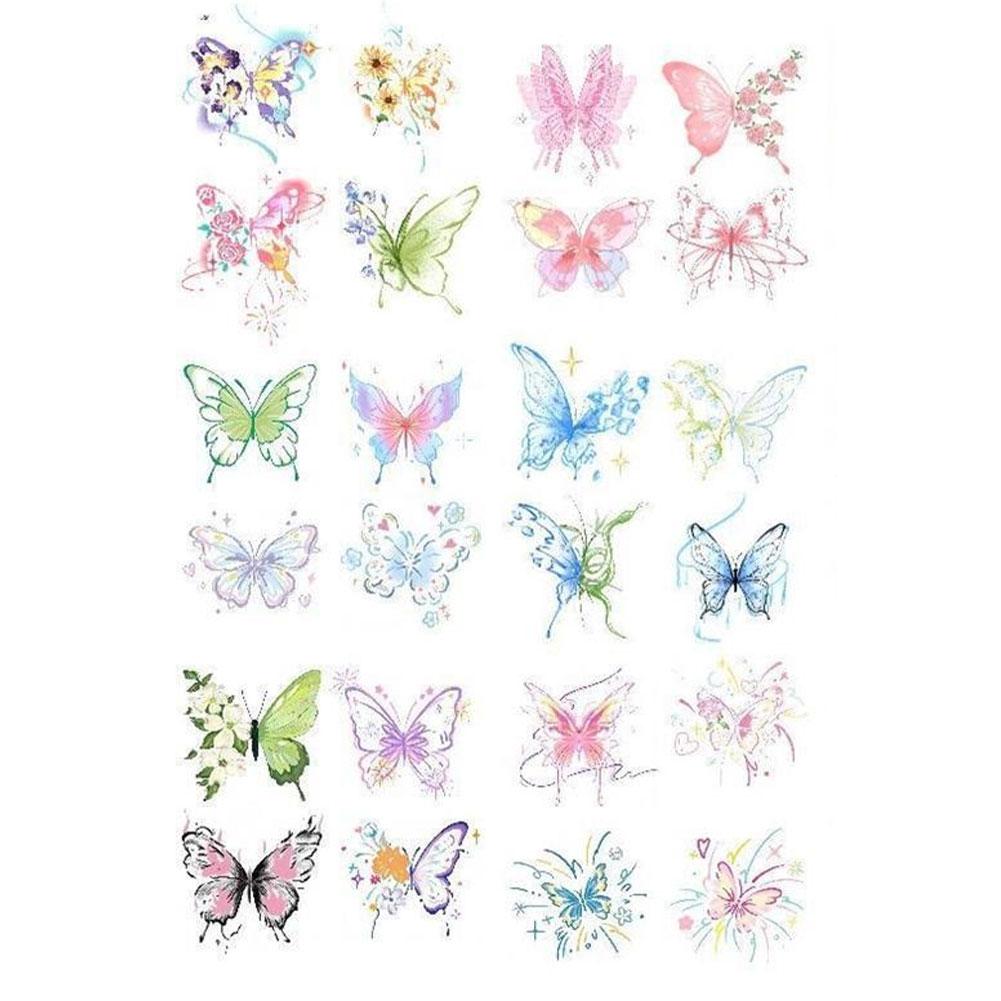 Butterfly Colorful Tattoo sticker For Kids Womens Body Collarbone Arm Art Temporary Tattoo Waterproof Butterfly Sexy Sticker
Butterfly Colorful Tattoo sticker For Kids Womens Body Collarbone Arm Art Temporary Tattoo Waterproof Butterfly Sexy Sticker