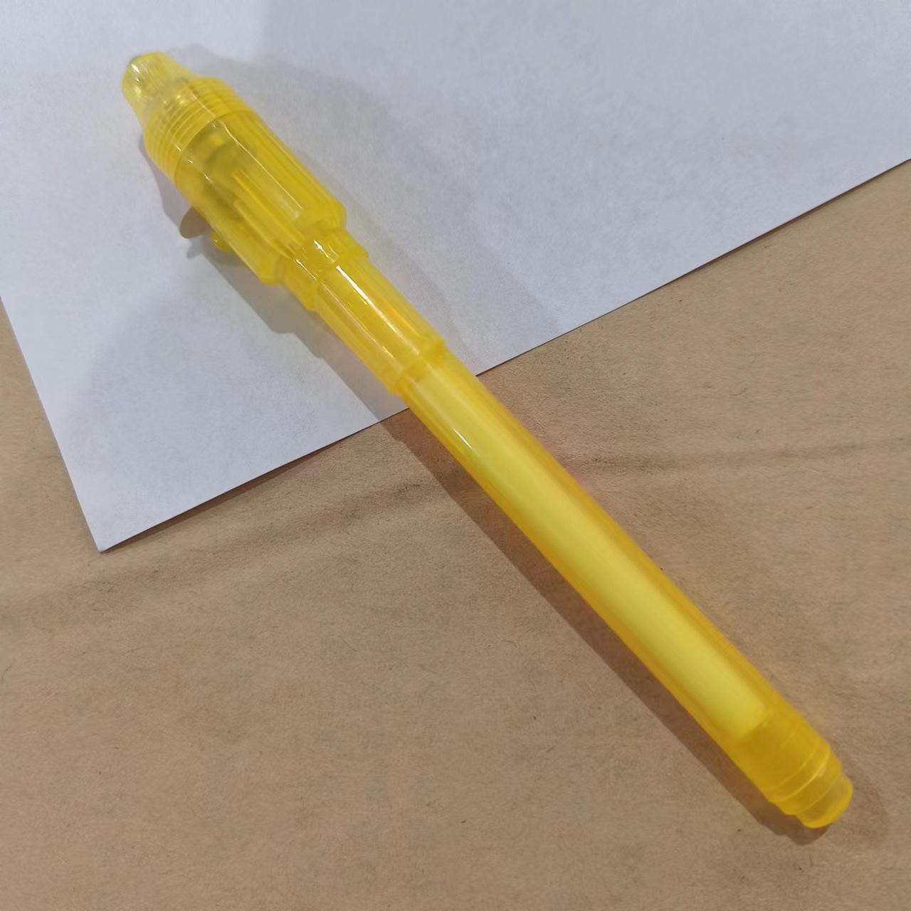 Multifunctional UV Invisible Ink Pen with Large Tip - Anti-Counterfeit Money Detector & Magic Fluorescent Pen for Advertising