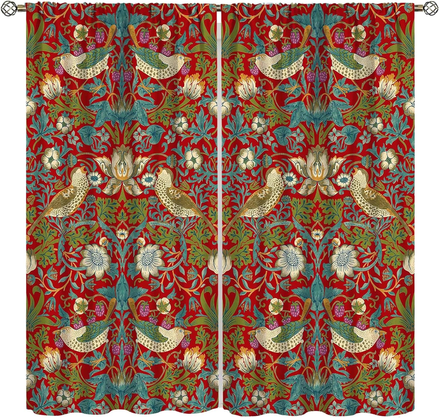 Винтажные Шторы Ycness William Morris с Цветочным Узором В Стиле Акварельных Цветов Для Окон Комнаты Шторы для Спальни Гостиной Штора Полиэстер Идеально Для W100*H130(CM)-Hooks&2PCS
Винтажные Шторы Ycness William Morris с Цветочным Узором В Стиле Акварельных Цветов Для Окон Комнаты Шторы для Спальни Гостиной Штора Полиэстер Идеально Для W100*H130(CM)-Hooks&2PCS
