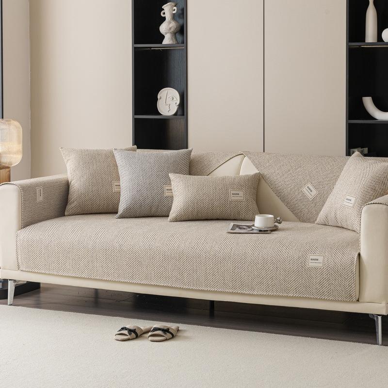 Imitation Cotton And Linen Sofa Cushion Universal In All Seasons New Simple And Advanced Sofa Seat Cushion Fixed Non-Slip Cover 70*70cm
Imitation Cotton And Linen Sofa Cushion Universal In All Seasons New Simple And Advanced Sofa Seat Cushion Fixed Non-Slip Cover 70*70cm