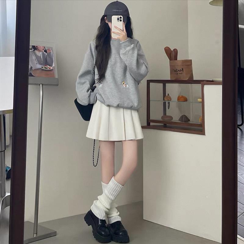 Maternity Pleated A-Line Skirt: 2025 Autumn/Winter Wool Knit Slimming Short Skirt for Petite Figures Double Extra Large брудно-білий
Maternity Pleated A-Line Skirt: 2025 Autumn/Winter Wool Knit Slimming Short Skirt for Petite Figures Double Extra Large брудно-білий