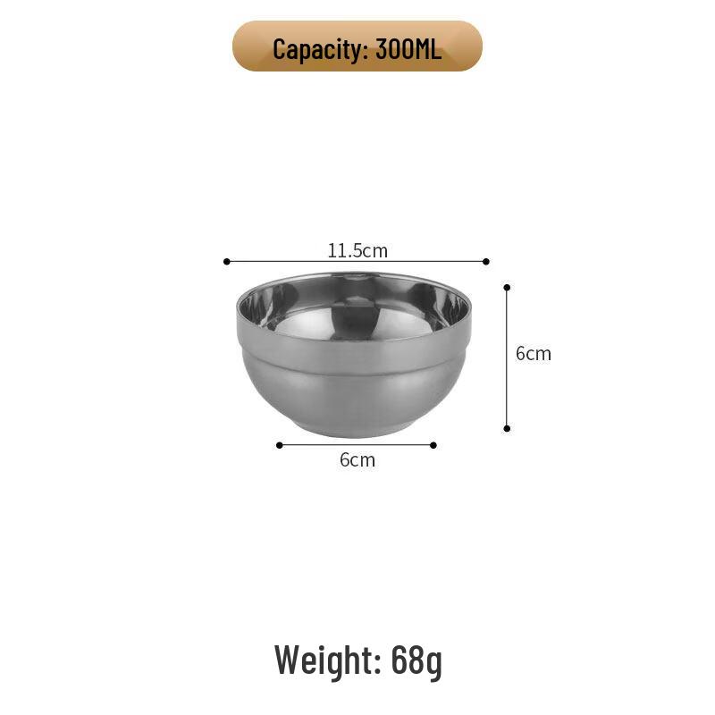 304 Stainless Steel Double-Layer Insulated Bowl
304 Stainless Steel Double-Layer Insulated Bowl