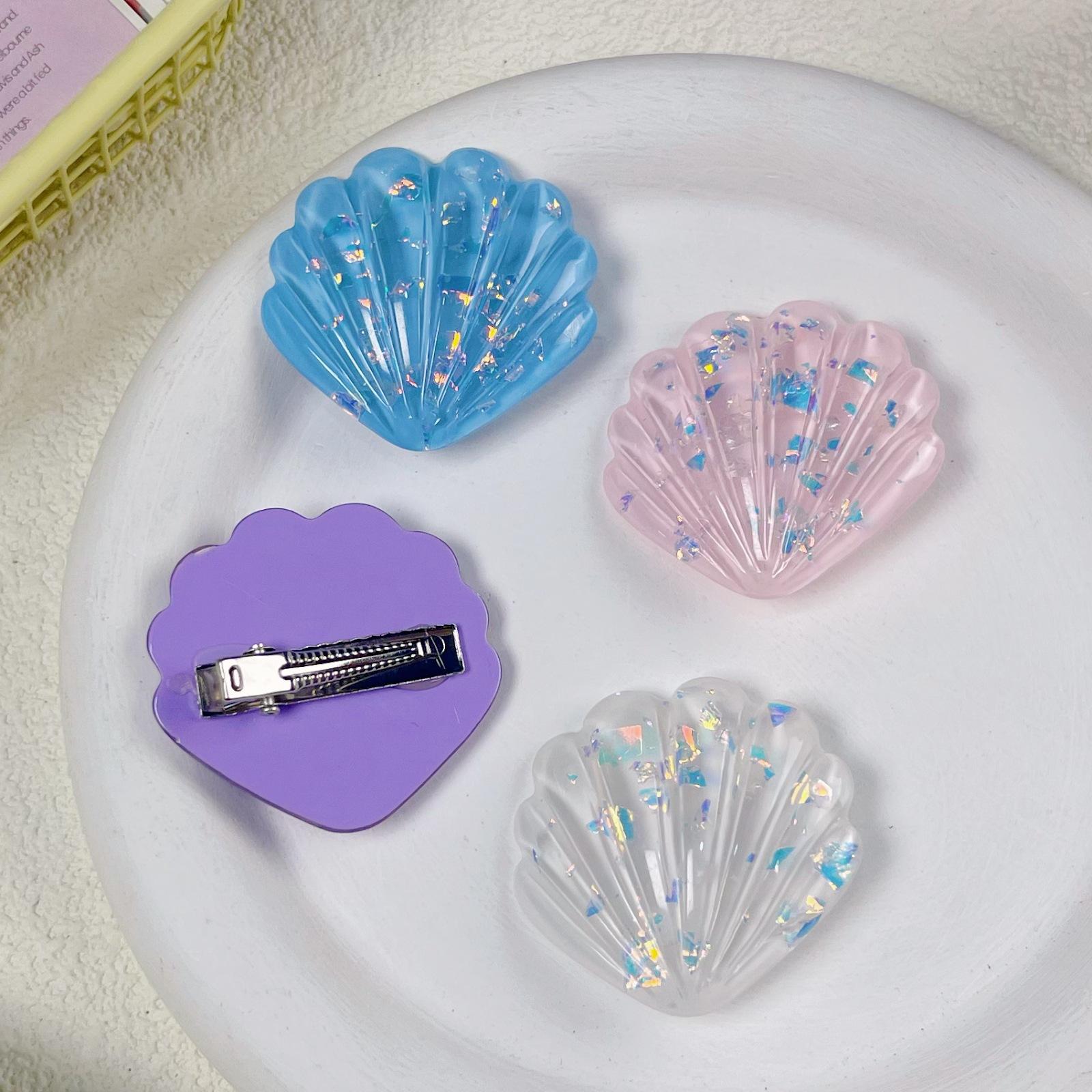 4PCS Colorful Shell Girl Hair Clip Ocean Vacation Glitter Scallop Headpiece Resin Hair Clip Ladies Hair Accessories Set
4PCS Colorful Shell Girl Hair Clip Ocean Vacation Glitter Scallop Headpiece Resin Hair Clip Ladies Hair Accessories Set