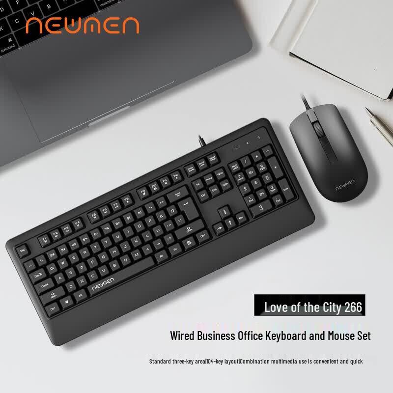 Newmen Wired Office Keyboard and Mouse Combo
Newmen Wired Office Keyboard and Mouse Combo