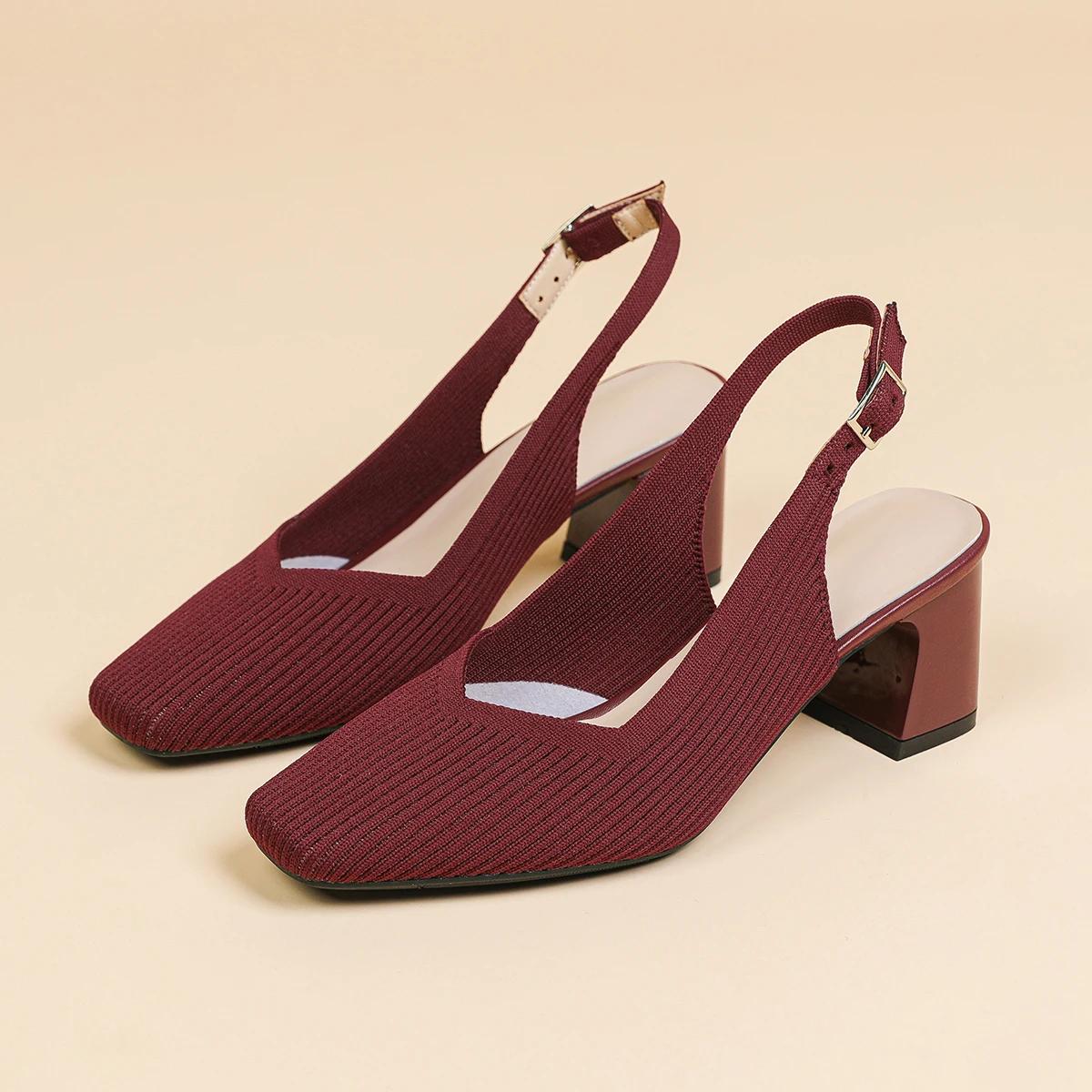 2026 New Women s High Heel Sandals Knitted Breathable Thick Heel Shoes (5.5cm High) 43
2026 New Women s High Heel Sandals Knitted Breathable Thick Heel Shoes (5.5cm High) 43