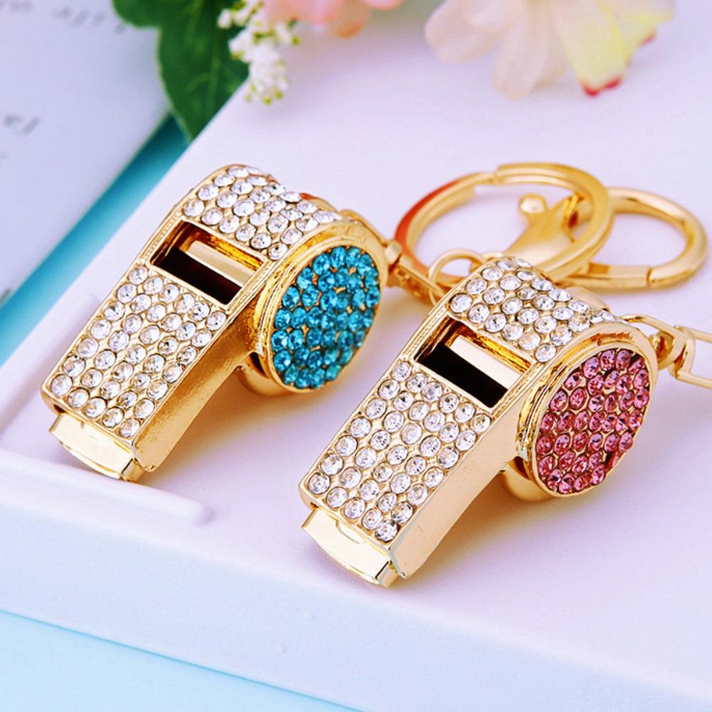 Wear-resistant Whistle Pendant Key Chain Diamonds Whistle Shaped Keyring Bag Pendant синий
Wear-resistant Whistle Pendant Key Chain Diamonds Whistle Shaped Keyring Bag Pendant синий