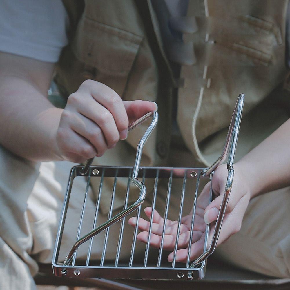 Camping Grill Stove Bracket Grill Burn-er Stand Campfire Stand Mini Burn-er Bracket BBQ Grill Rack
Camping Grill Stove Bracket Grill Burn-er Stand Campfire Stand Mini Burn-er Bracket BBQ Grill Rack