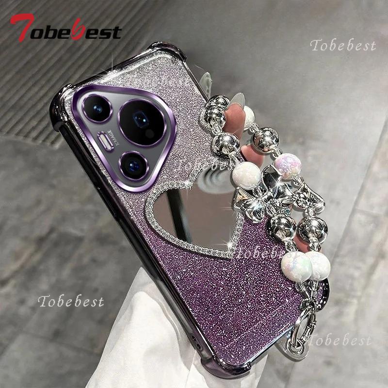 Блестящий чехол-браслет с зеркалом любви для Huawei Pura 80 70 Ultra P60 P50 P40 P30 Pro Plus Lite, противоударная силиконовая накладка Huawei Pura 70 фиолетовый
Блестящий чехол-браслет с зеркалом любви для Huawei Pura 80 70 Ultra P60 P50 P40 P30 Pro Plus Lite, противоударная силиконовая накладка Huawei Pura 70 фиолетовый