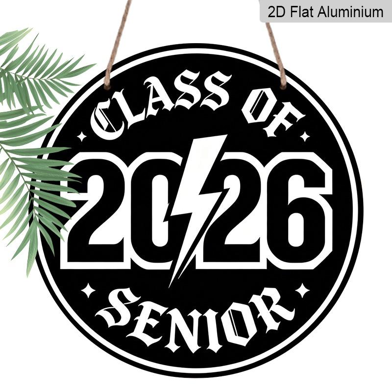 2D Flat Aluminum 2026 Graduation-themed Wall Hanging Is Available in Multiple Sizes. Its Black and White Gothic Lightning Punk Design Makes It A 7.87×7.87inch
2D Flat Aluminum 2026 Graduation-themed Wall Hanging Is Available in Multiple Sizes. Its Black and White Gothic Lightning Punk Design Makes It A 7.87×7.87inch