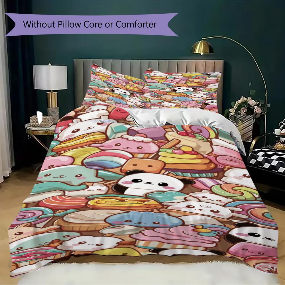 Funny Multi-Eyed Monster Doodle Bedding, 3-Piece Bedspread Set Without Comforter(1 * duvet cover + 2 * pillowcase, without core) 135x200cm
Funny Multi-Eyed Monster Doodle Bedding, 3-Piece Bedspread Set Without Comforter(1 * duvet cover + 2 * pillowcase, without core) 135x200cm