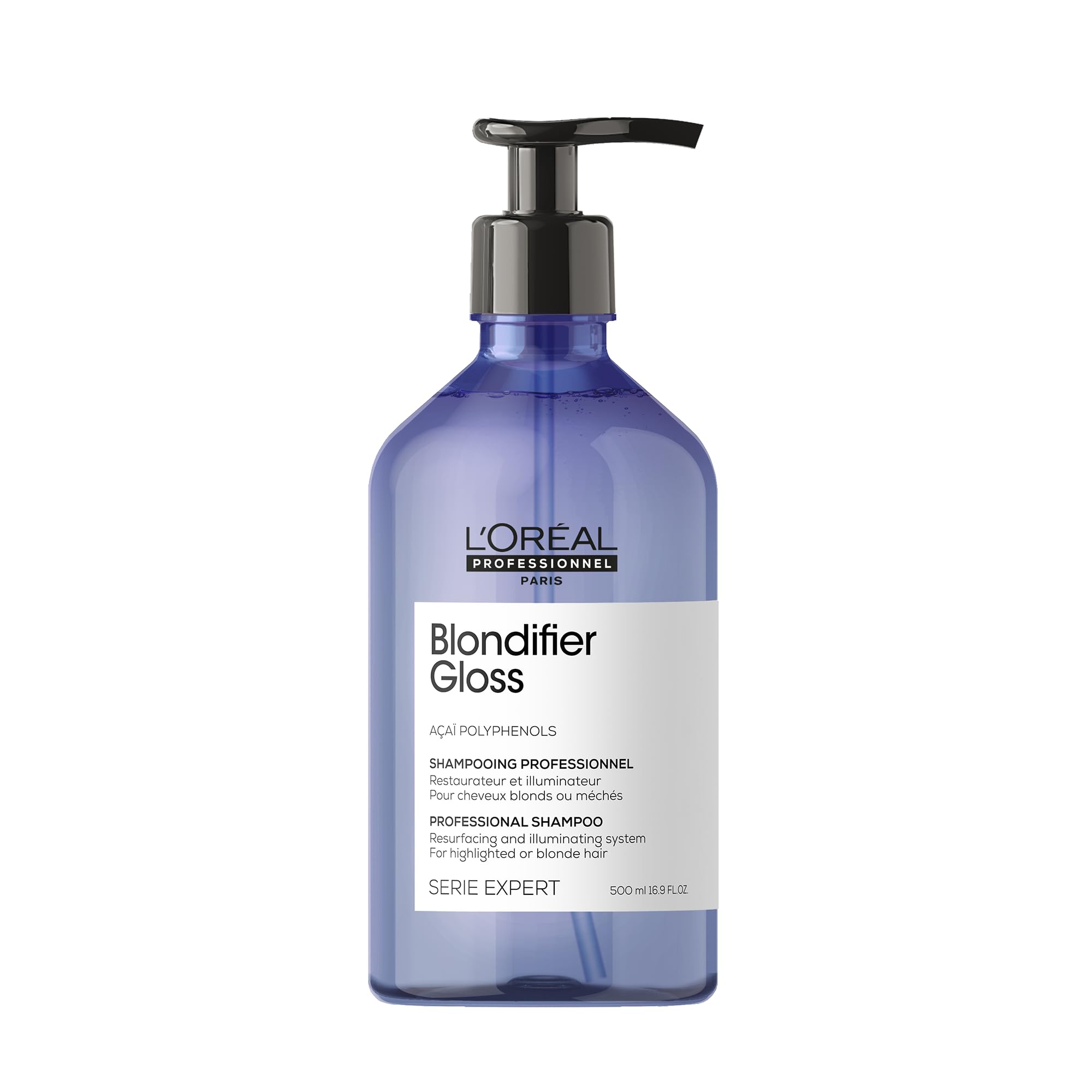 L Oreal Professional Blondifier Shampoo Hair High Tone Bleached Hair Color Shine 500mL
L Oreal Professional Blondifier Shampoo Hair High Tone Bleached Hair Color Shine 500mL