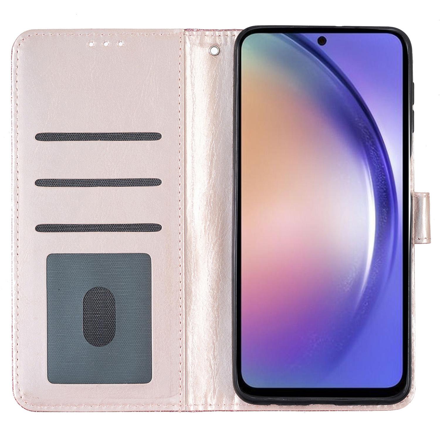 For Samsung Galaxy A35 5G Leather Case Glitter Card Slots Wallet Phone Cover Rose Gold
For Samsung Galaxy A35 5G Leather Case Glitter Card Slots Wallet Phone Cover Rose Gold