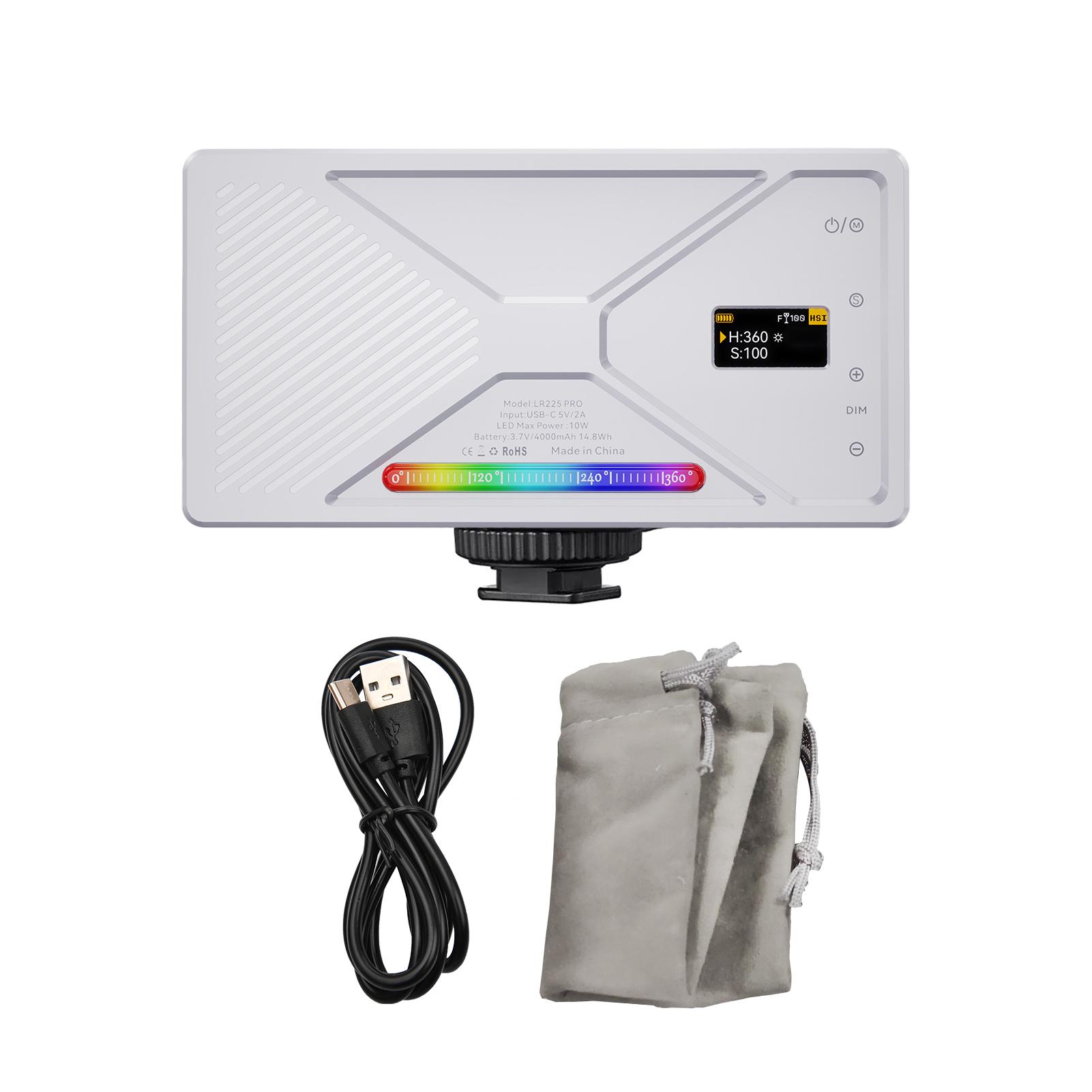 Pocket RGB Video Light LED Photography Light 2500K-9900K Dimmable 24 Scene Effects Video Conference
Pocket RGB Video Light LED Photography Light 2500K-9900K Dimmable 24 Scene Effects Video Conference