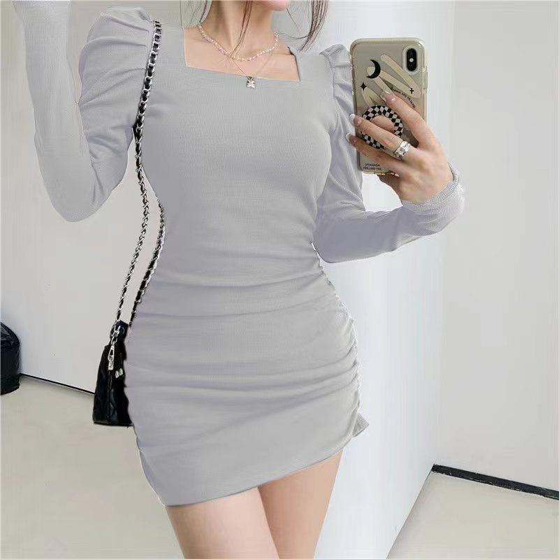 Женская осенняя юбка с плиссировкой на талии, облегающая, с длинным рукавом, юбка-годе, рукава-буфы, квадратный вырез, юбка на бедрах 2XL
Женская осенняя юбка с плиссировкой на талии, облегающая, с длинным рукавом, юбка-годе, рукава-буфы, квадратный вырез, юбка на бедрах 2XL